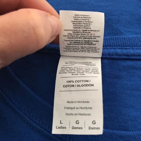 Adam Levine Legends are Born in July Tee Blue Sz L - Picture 5 of 8